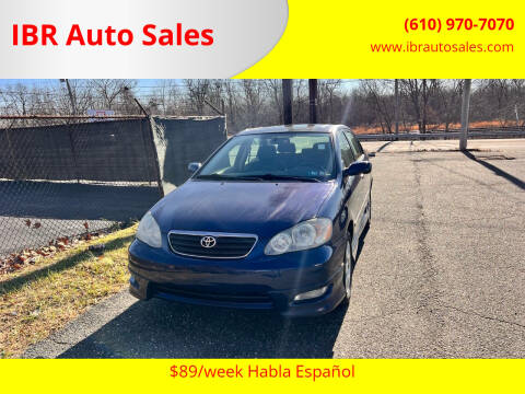 2008 Toyota Corolla for sale at IBR Auto Sales in Pottstown PA