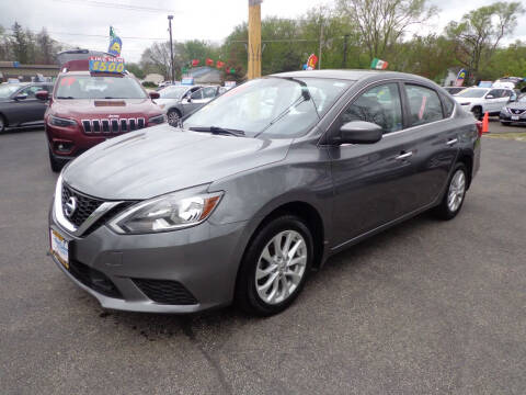 2019 Nissan Sentra for sale at North American Credit Inc. in Waukegan IL