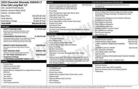 2025 Chevrolet Silverado 3500HD