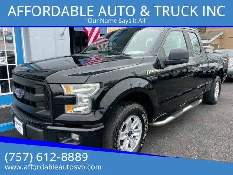 2016 Ford F-150 for sale at AFFORDABLE AUTO & TRUCK INC in Virginia Beach VA