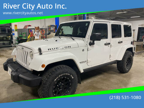 2012 Jeep Wrangler Unlimited for sale at River City Auto Inc. in Fergus Falls MN