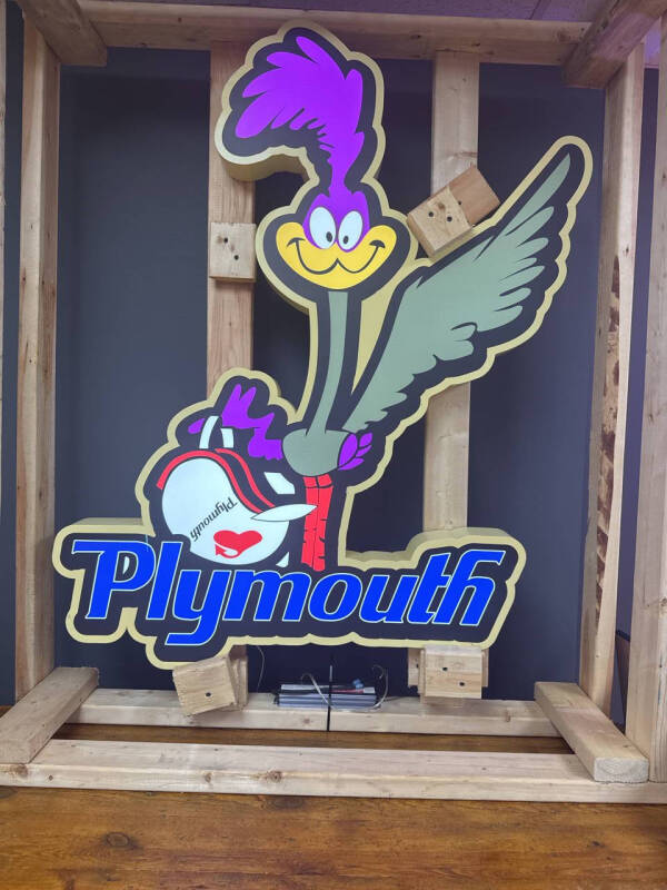 Plymouth Road Runner Lighted Sign