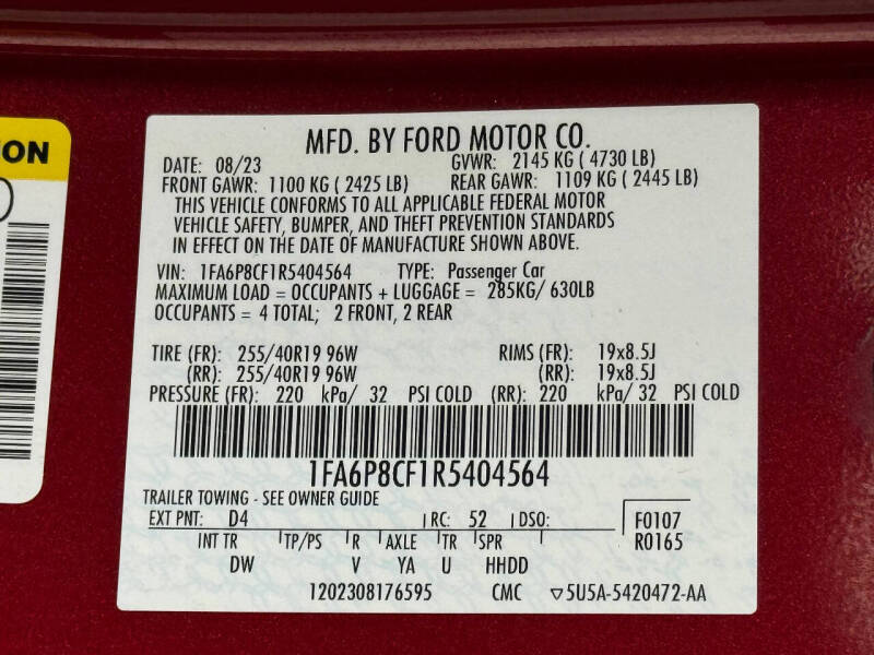 2024 Ford Mustang GT Premium