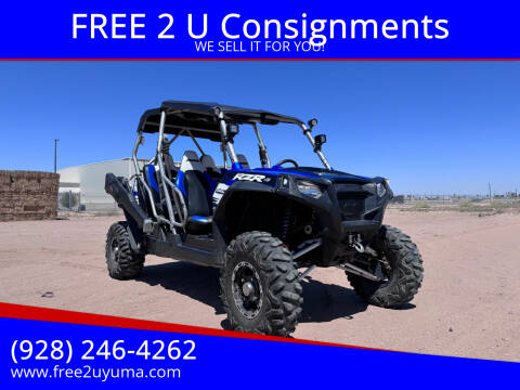 2011 Polaris Ranger RZR for sale at FREE 2 U Consignments in Yuma AZ