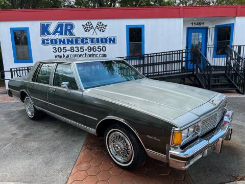 1984 Chevrolet Caprice for sale at Kar Connection in Miami FL