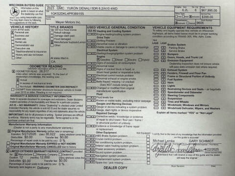 2023 GMC Yukon Denali