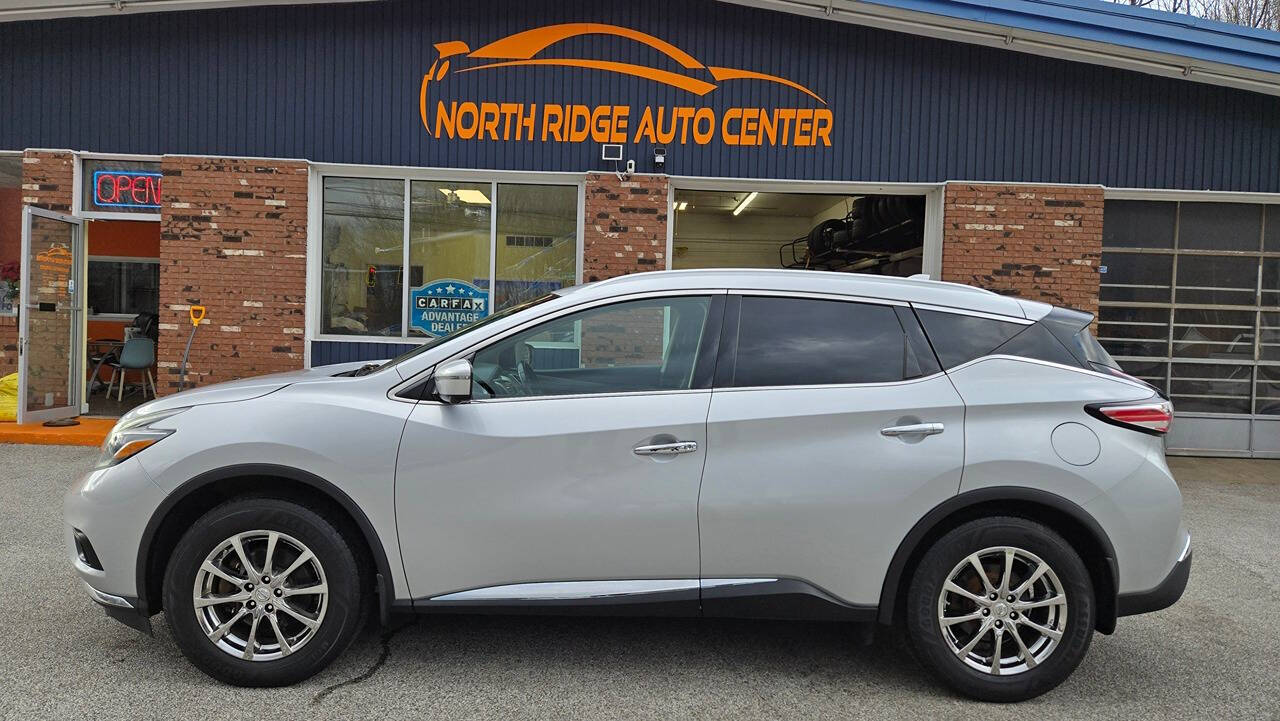 2018 Nissan Murano for sale at North Ridge Auto Center LLC in Madison, OH