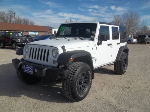 2016 Jeep Wrangler Unlimited for sale at BRETT SPAULDING SALES in Onawa IA