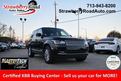 2014 Land Rover Range Rover for sale at Strawberry Road Auto Sales in Pasadena TX