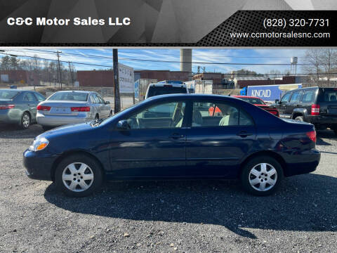 2005 Toyota Corolla for sale at C&C Motor Sales LLC in Hudson NC