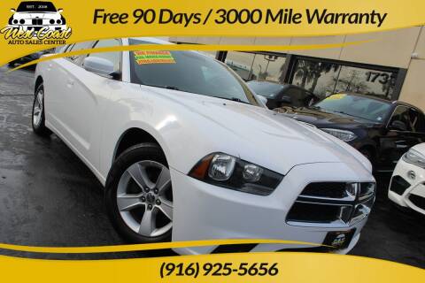 2012 Dodge Charger for sale at West Coast Auto Sales Center in Sacramento CA