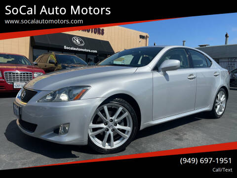 2006 Lexus IS 250 for sale at SoCal Auto Motors in Costa Mesa CA