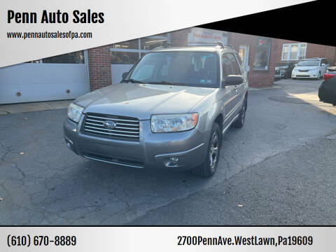 2007 Subaru Forester for sale at Penn Auto Sales in West Lawn PA