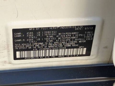 2013 Subaru Outback 2.5i Premium