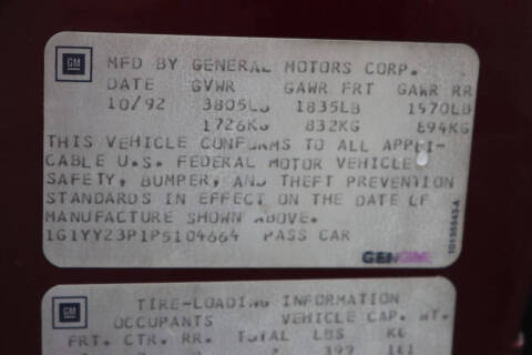 1993 Chevrolet Corvette