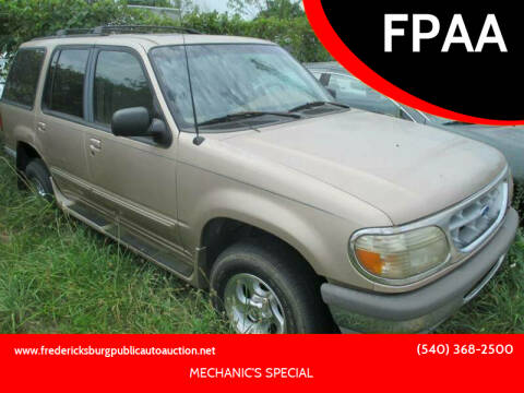 1996 Ford Explorer for sale at FPAA in Fredericksburg VA