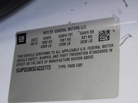2012 Buick Verano Leather Group