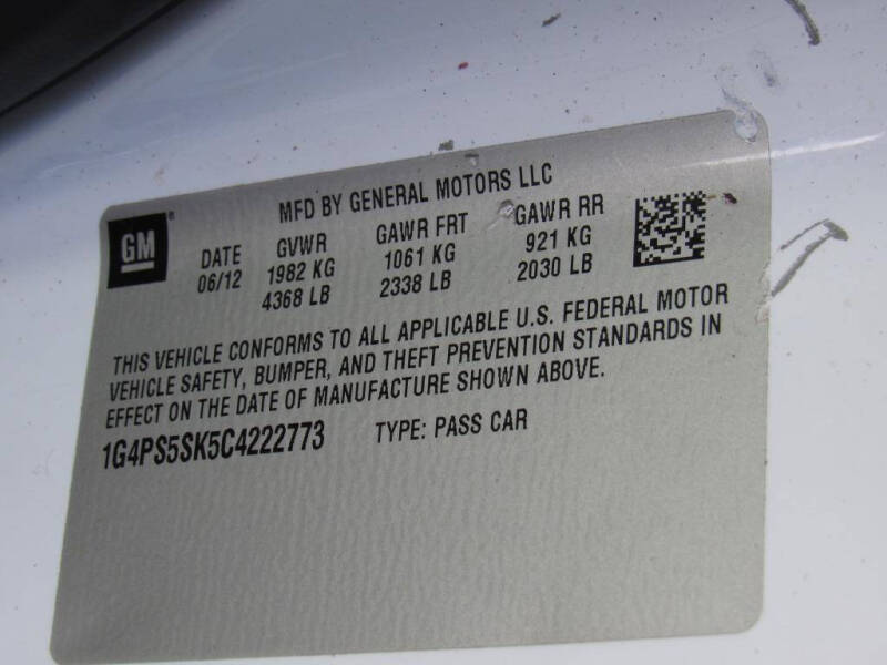 2012 Buick Verano Leather Group