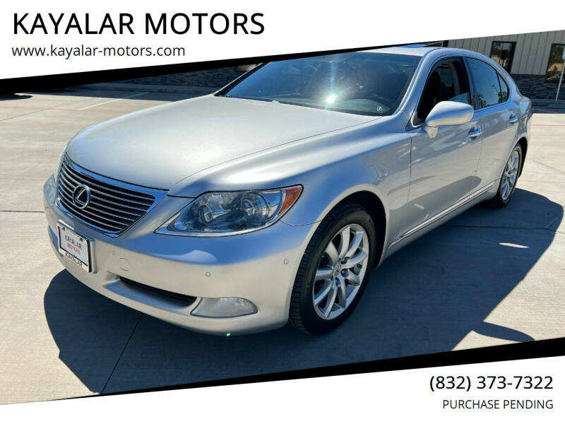 2008 Lexus LS 460 for sale at KAYALAR MOTORS SUPPORT CENTER in Houston TX