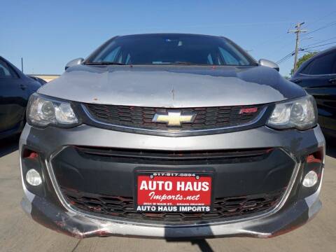 2018 Chevrolet Sonic for sale at Auto Haus Imports in Grand Prairie TX