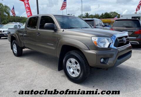 2013 Toyota Tacoma for sale at AUTO CLUB OF MIAMI, INC in Miami FL