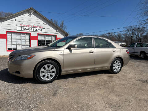 2007 Toyota Camry Hybrid for sale at Cordova Motors in Lawrence KS