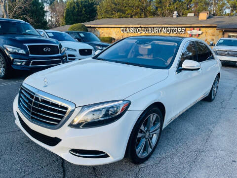 2016 Mercedes-Benz S-Class for sale at Classic Luxury Motors in Buford GA