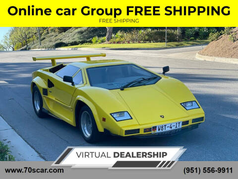 1985 Lamborghini Countach for sale at Car Group       FREE SHIPPING in Riverside CA