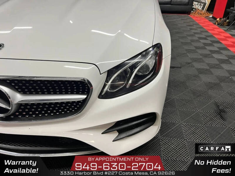 2018 Mercedes-Benz E-Class E 400 4MATIC