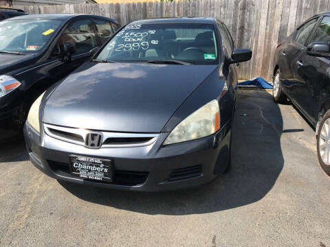 2006 Honda Accord for sale at Chambers Auto Sales LLC in Trenton NJ