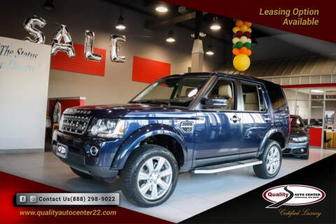 2016 Land Rover LR4 for sale at Quality Auto Center in Springfield NJ