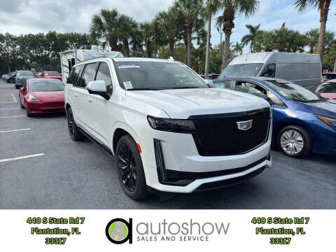 2023 Cadillac Escalade ESV for sale at AUTOSHOW SALES & SERVICE in Plantation FL