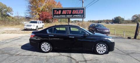 2015 Honda Accord for sale at T & G Auto Sales in Florence AL