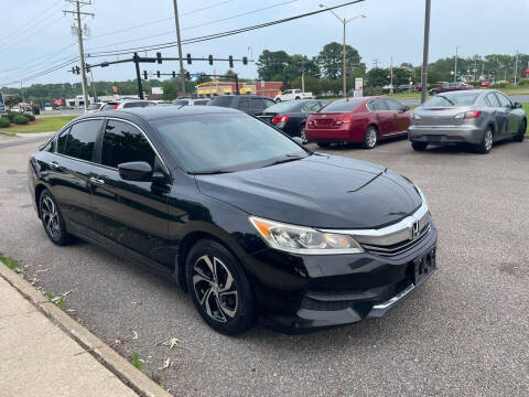 2016 Honda Accord for sale at Town Auto in Chesapeake VA