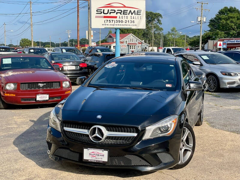 2014 Mercedes-Benz CLA for sale at Supreme Auto Sales in Chesapeake VA