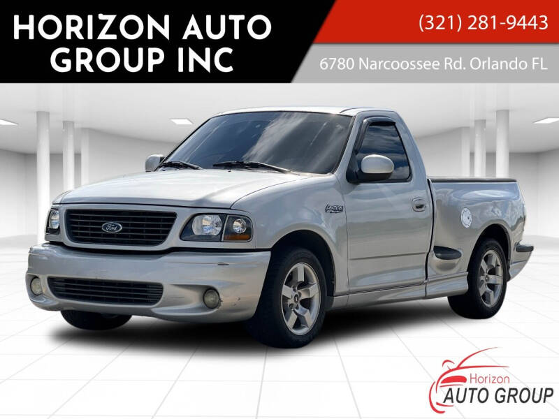 2002 Ford F-150 SVT Lightning for sale at HORIZON AUTO GROUP INC in Orlando FL