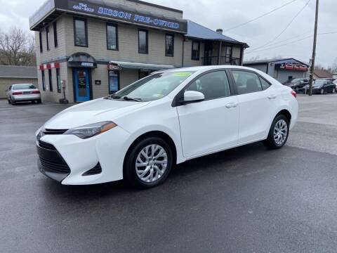 2019 Toyota Corolla for sale at Sisson Pre-Owned in Uniontown PA