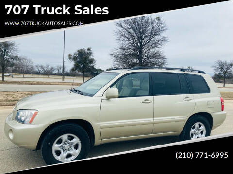 2003 Toyota Highlander for sale at BRACKEN MOTORS in San Antonio TX