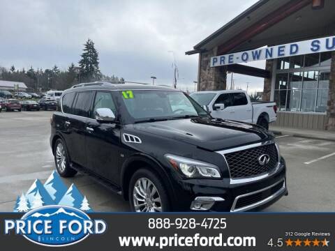 2017 Infiniti QX80 for sale at Price Ford Lincoln in Port Angeles WA