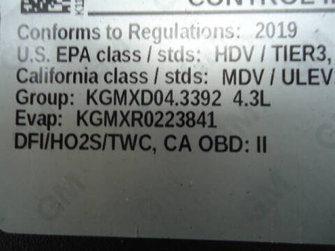 2019 Chevrolet Express 2500