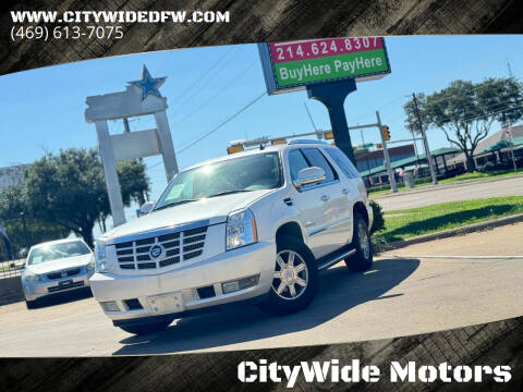 2007 Cadillac Escalade for sale at CityWide Motors in Garland TX