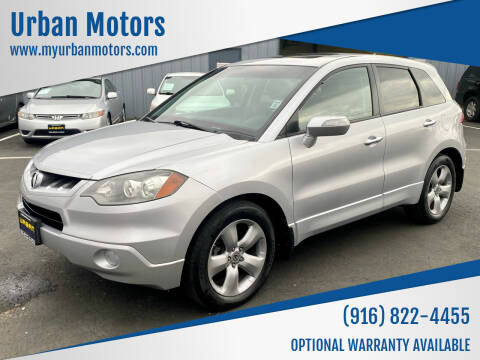 2007 Acura RDX for sale at Urban Motors in Sacramento CA