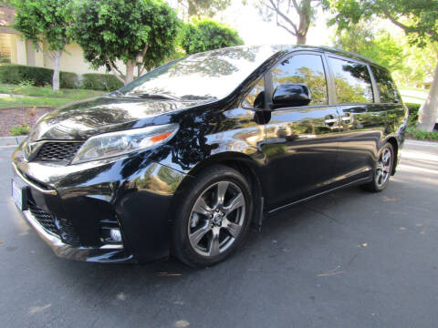 2019 Toyota Sienna for sale at E MOTORCARS in Fullerton CA