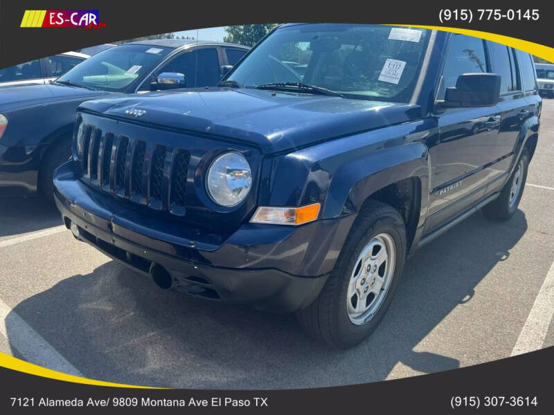 2016 Jeep Patriot for sale at Escar Auto in El Paso TX