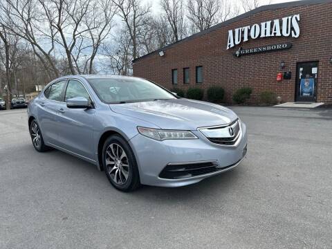 2015 Acura TLX for sale at Autohaus of Greensboro in Greensboro NC