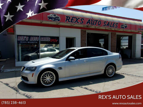 2009 Pontiac G8 for sale at Rex's Auto Sales in Junction City KS