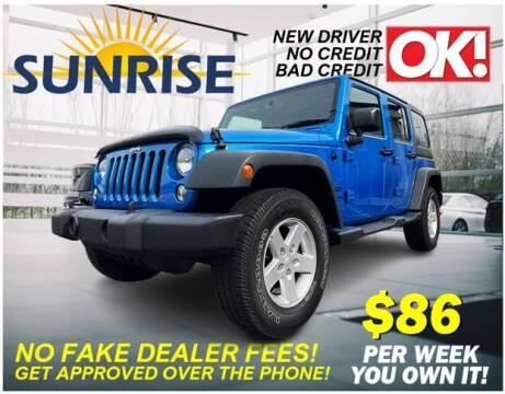 2016 Jeep Wrangler Unlimited for sale at AUTOFYND in Elmont NY