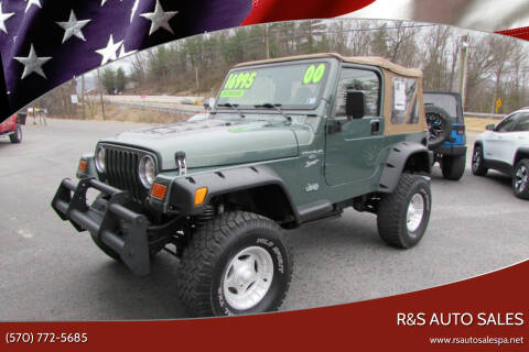 Jeep Wrangler For Sale in Linden, PA - R&S Auto Sales