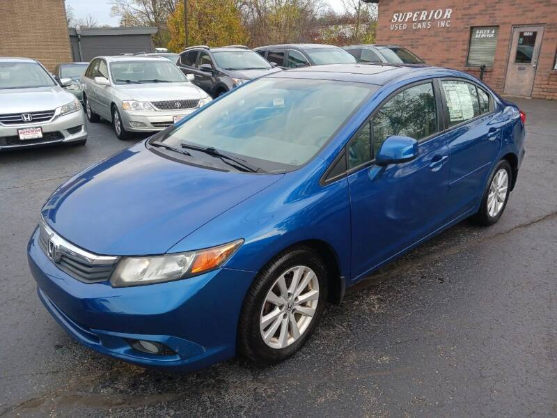 2012 Honda Civic for sale at Superior Used Cars Inc in Cuyahoga Falls OH