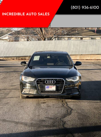 2014 Audi A6 for sale at INCREDIBLE AUTO SALES in Bountiful UT